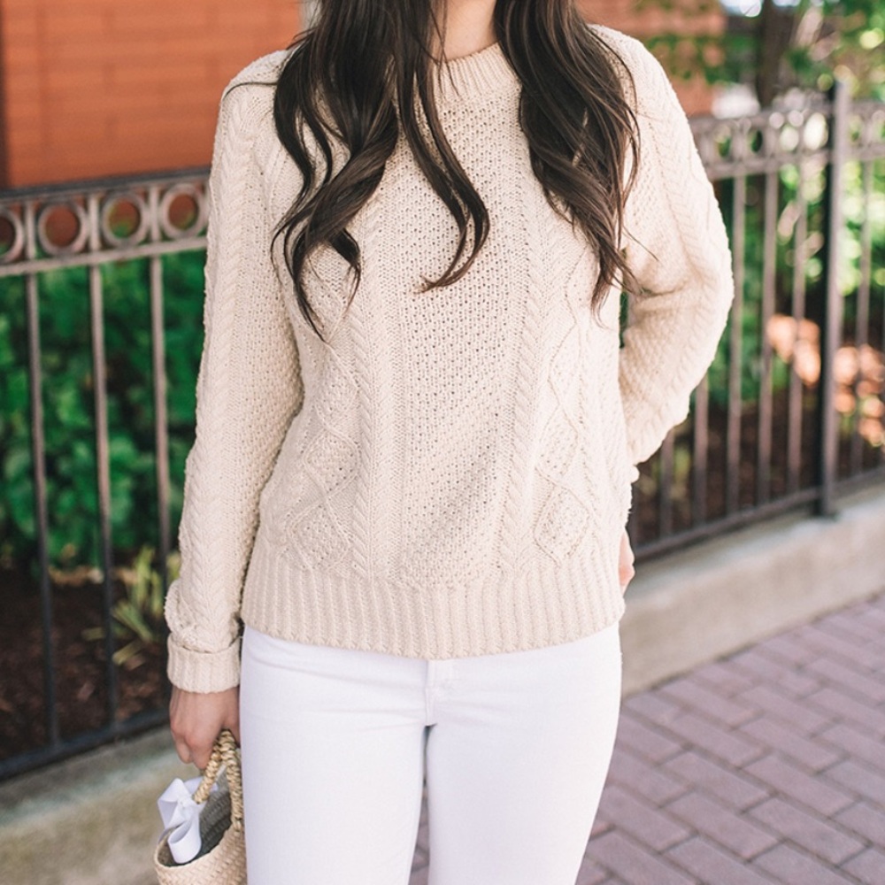 LL Bean Signature Fisherman Sweater